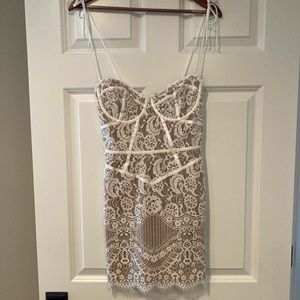 For Love & Lemons 🤍 Cheyenne Lace Mini Dress